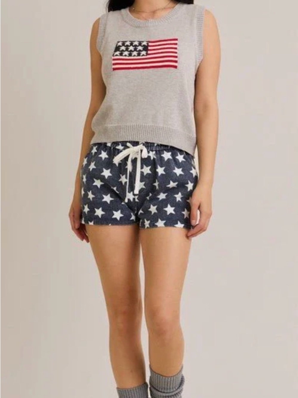 Stars & Stripes Knit Top - Picture 1 of 3